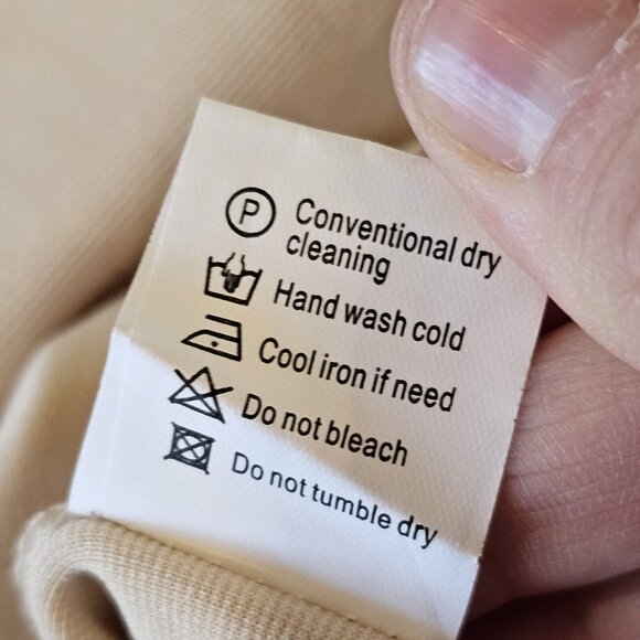 70s Inspired Womens Jumpsuit Sz 10 12 Cream Wide Leg Belted Keyhole Back Stretch - Picture 10 of 11